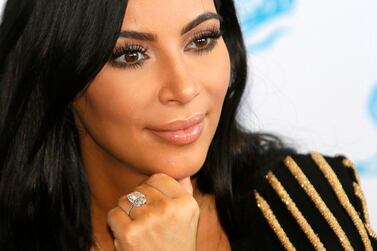 Kim Kardashian's newly-launched Skims Solutionwear line made $2m in 10 minutes. AP