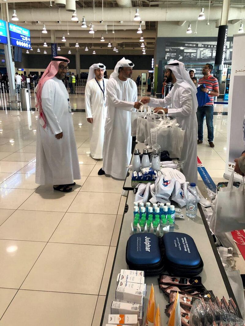 First flight for this year's hajj. Courtesy Dubai Airports