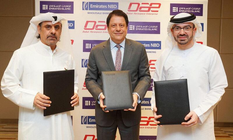 DAE signs a  new $300 million five-year dual tranche unsecured term financing facility with Emirates Islamic and Emirates NBD Capital. Courtesy of DAE