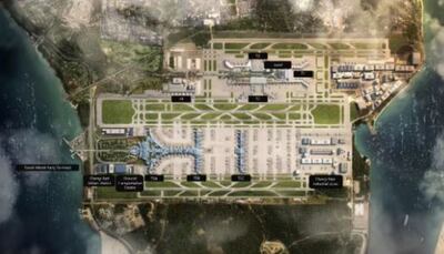 T5 is located within the 1,080-hectare Changi East development site, which will be built in phases to handle 50 million passengers when complete. Photo: Changi Airport