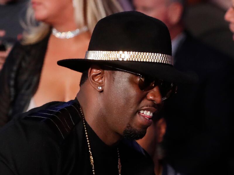 P Diddy before the fight. Reuters