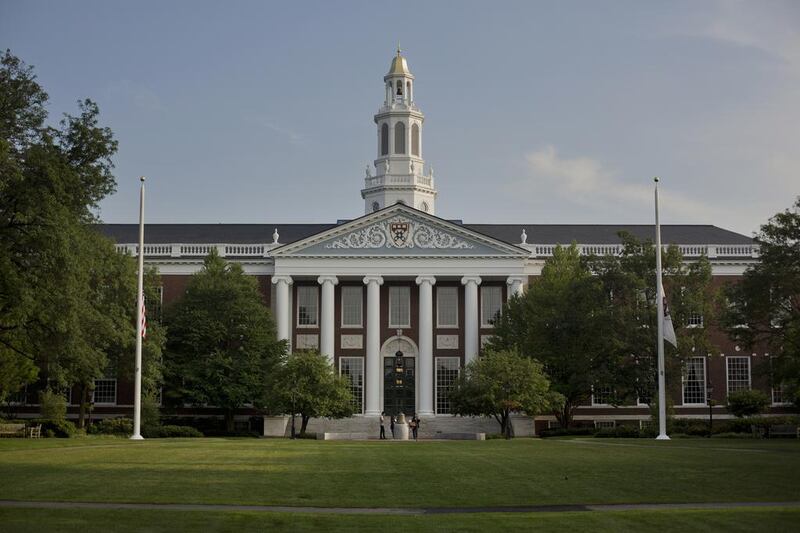 The Baker Library of Harvard University in Massachusetts. Starting during the Second World War, US government agencies funded area studies into regions like the Middle East where the US considered it had national interests. Victor J. Blue / Bloomberg