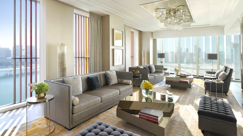 The presidential suite at the Four Seasons Hotel Abu Dhabi at Al Maryah Island. Photo: Four Seasons