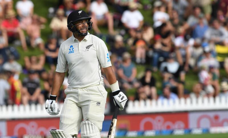 New Zealand's Ross Taylor out for 44 to India's Ishant Sharma. AP