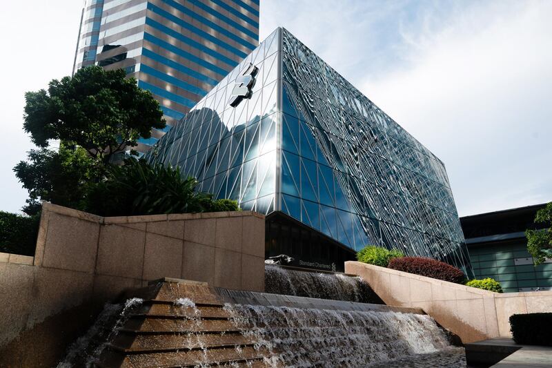 The Standard Chartered Wealth Management Centre stands in Hong Kong, China, on Tuesday, July 31, 2018. Standard Chartered, one of the biggest financiers of global trade, isn’t losing sleep over an increasingly fractious relationship between the world’s two largest economies. Photographer: Anthony Kwan/Bloomberg