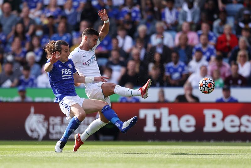 Caglar Soyuncu 7 - There’s not too much the defender could have done about the opening goal as he saw his block divert the ball precariously into a waiting Bernardo Silva. Overall, a good display. Reuters