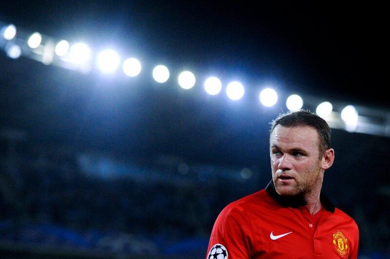 Wayne Rooney was subbed out for Robin van Persie in Tuesday night's 0-0 draw with Real Sociedad. David Ramos / Getty Images
