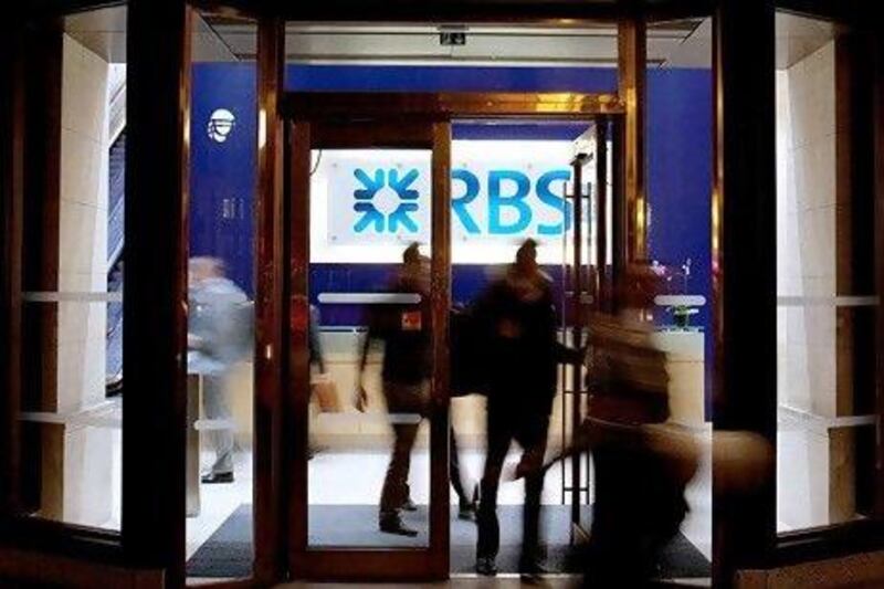 The British government bought a majority stake in RBS to prevent the bank from collapsing in 2008. Simon Dawson / Bloomberg News