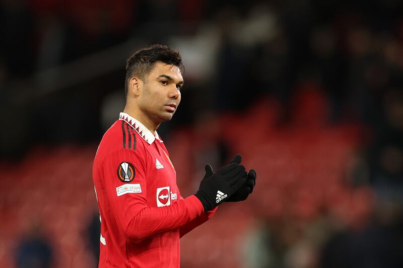 Casemiro - 7. Back after serving a suspension for a second sending off and United look so much better for him being in the side. Had three shots, too. Needs to be playing every game between now and the end of the season. Getty Images