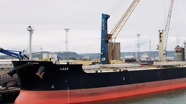 The Laax ship is the latest target to be hit by a Houthi missile. Photo: Vessel Finder