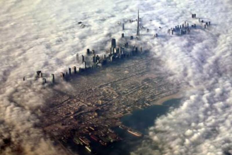 Dubai in the clouds.

Wijnand van Till, resident in the UAE, won the prestigious Dutch National Geographic photo competition organized for the celebration of their 10th anniversary

Courtesy Wijnand van Till