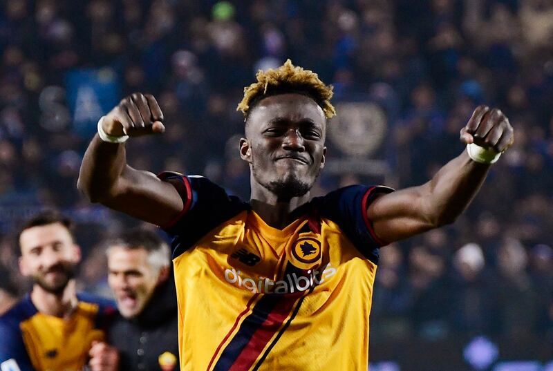 =5) Tammy Abraham (AS Roma) 10 goals 22 games. Reuters
