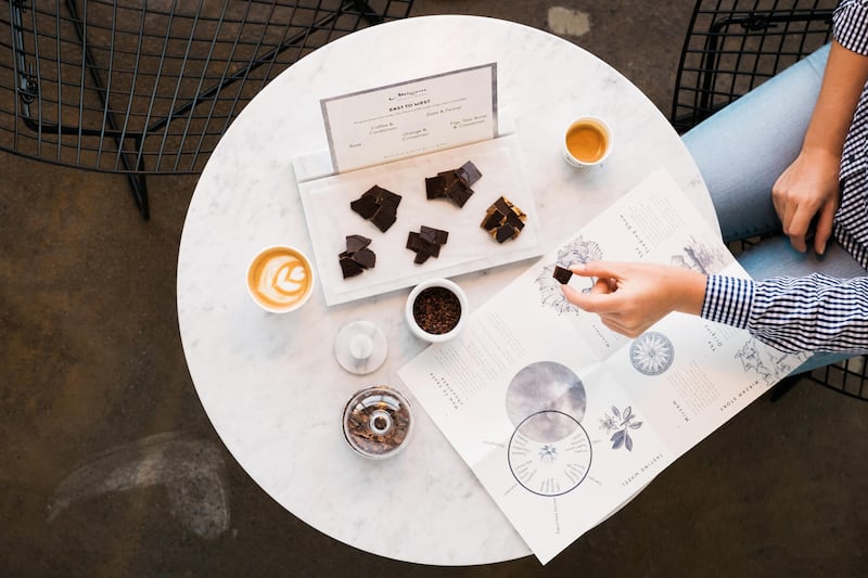 Book your spot to take part in a chocolate-and-coffee pairings session at Encounter Coffee Roasters in Dubai.