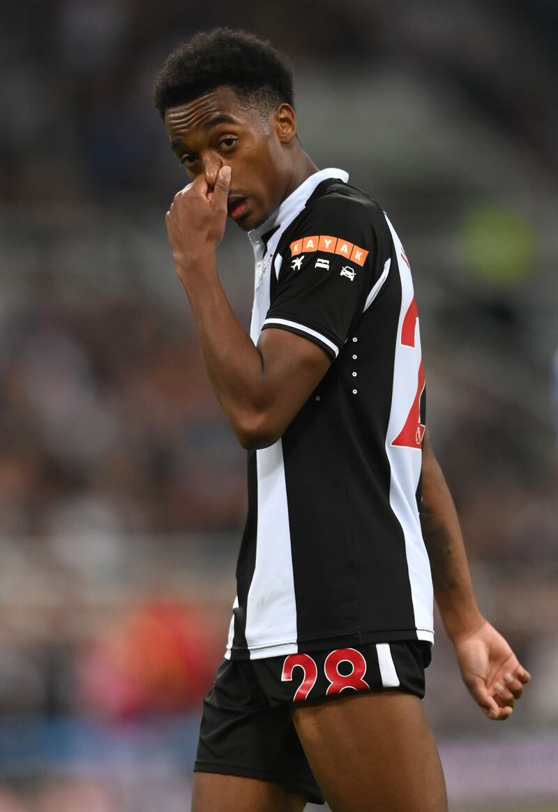 SUBS: Joe Willock – (On for Wood 69’) 6: Had barely figured until barnstorming run in inury-time that set up winner for Guimaraes. Getty