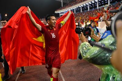 Vietnam captain Do Hung Dung led his team to a gold-medal victory at the 2022 Southeast Asian Games. AFP