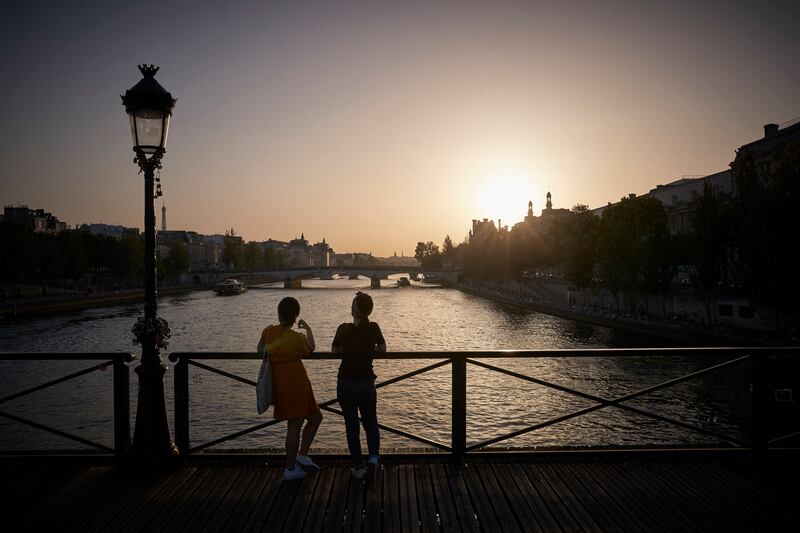 Paris hit near-record temperatures during a European heatwave last summer. Getty