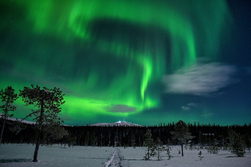 Aurora borealis, better known as the Northern Lights, is an example of space weather. Reuters