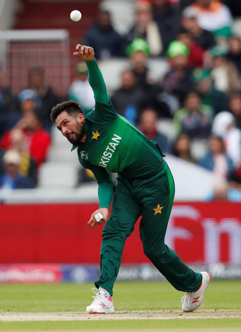 Pakistan's Mohammad Amir in action. Reuters