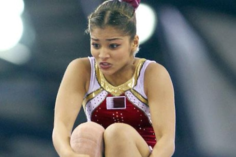 Gymnast Fatima Abdulla is among the young female athletes Qatar is hoping to help qualify for the 2012 Summer Games in London.