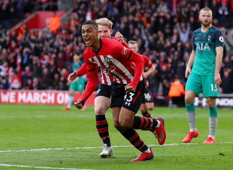 Right-back: Yan Valery (Southampton) – Had never scored a senior goal before scoring in successive weeks against Manchester United and Tottenham. Having a real impact. Getty