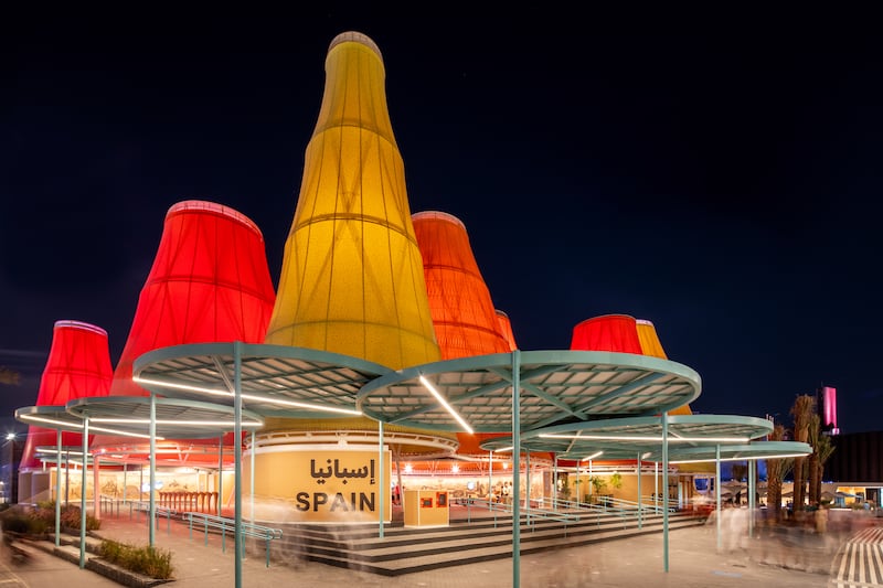 Spain's pavilion. Photo: Katarina Premfors / Expo 2020 Dubai
