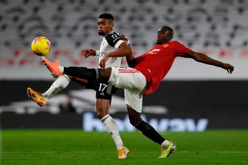 Ivan Cavaleiro, 6 - The Portuguese will be kicking himself that a poor touch saw him run the ball out of play despite getting himself in behind the United defence with a clear sight of goal. Replaced by Aboubakar Kamar for the final 19 minutes AFP.