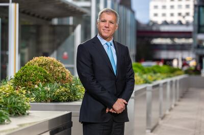 Georges Elhedery, Co-CEO of Global Banking & Markets at HSBC. PHOTOGRAPHED OUTSIDE OF THE HSBC OFFICES IN CANARY WHARF, LONDON. FOR THE NATIONAL NEWSPAPER.