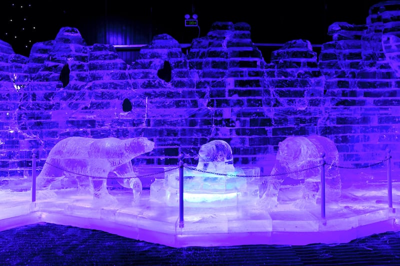 DUBAI, UNITED ARAB EMIRATES - OCT 17:

Ice Park at Dubai Glow Garden

(Photo by Reem Mohammed/The National)

Reporter: 
Section: NA