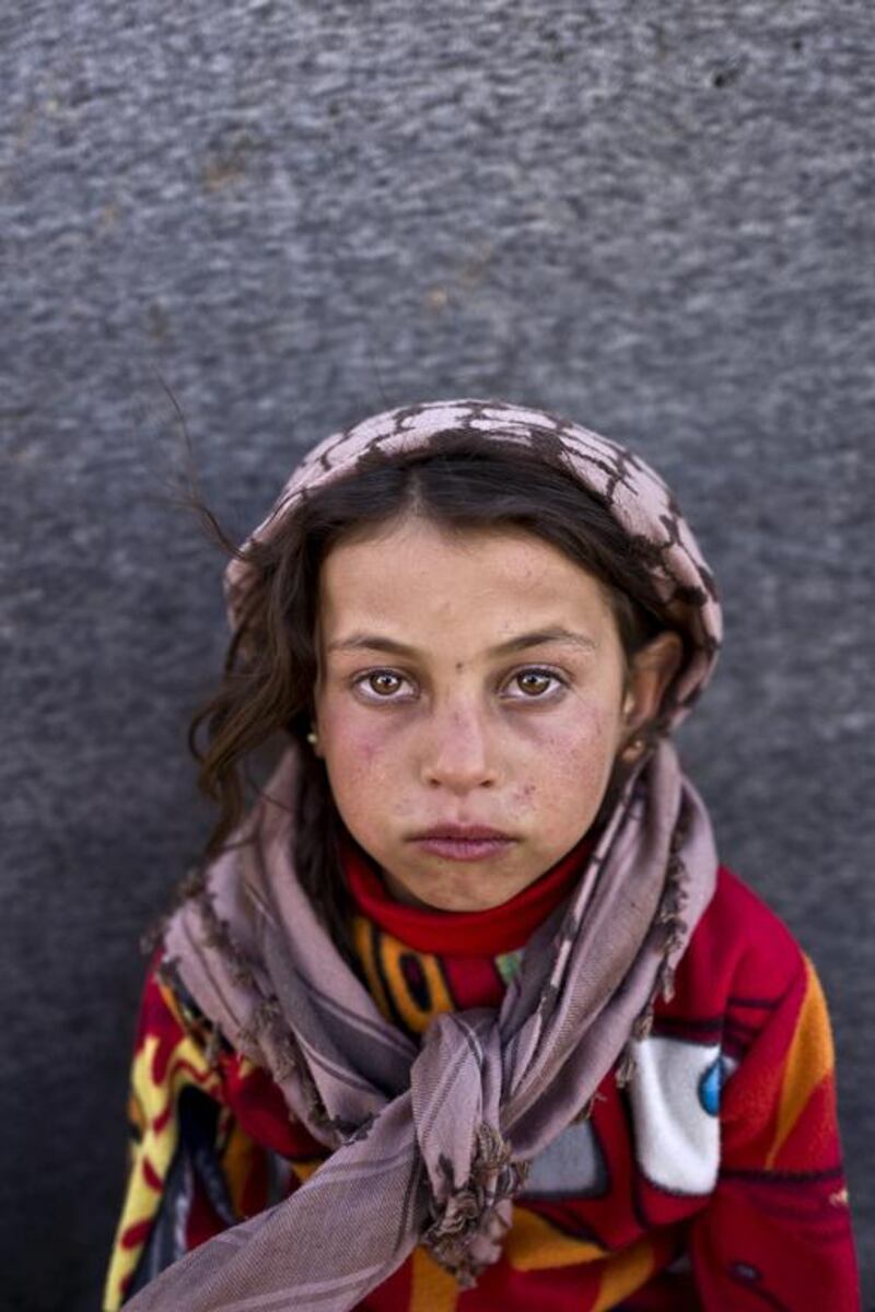 Hanan Khalid, 7, from Hassakeh.
