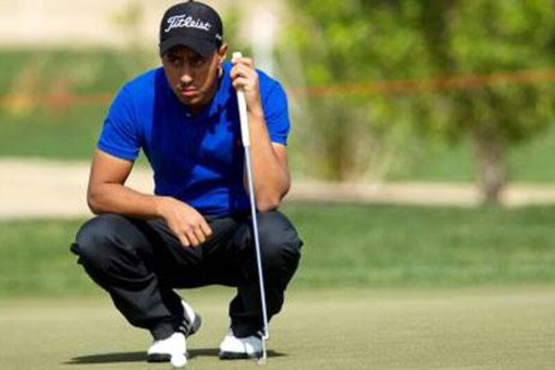 Sohail Al Marzouqi signed autographs but was not affected by the grandeur of playing with many of the world's top golfers at the Abu Dhabi HSBC Championship.