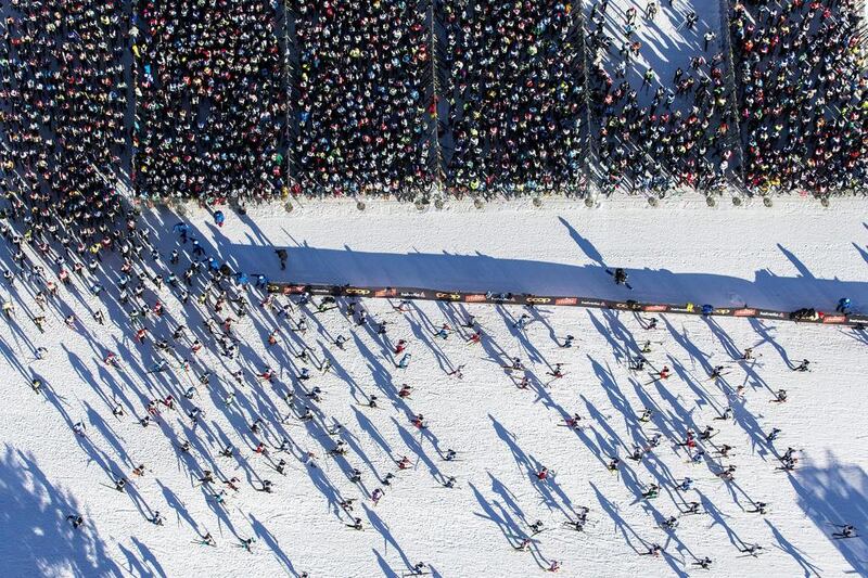 There are usually between 11,000 and13,000 participants in the Engadin Skimarathon. Nicola Pitaro / EPA / March 9, 2014