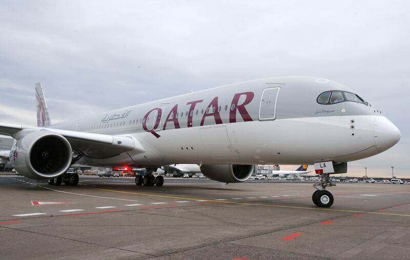 Qatar Airways will now operate 21 weekly flights to Abu Dhabi and a total of 56 flights to the UAE. AP Photo