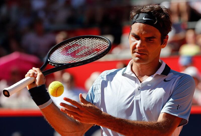 Roger Federer, the former world No 1, has slipped in the singles ranking in recent times. Axel Heimken / EPA