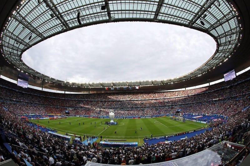 General view of the Stade de France before the Uefa Euro 2016 Final match between Portugal and France in Saint-Denis, France, 10 July 2016. Srdjan Suki / EPA
