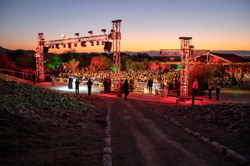 Christians gather at a baptism site to celebrate Christmas in Jordan. EPA