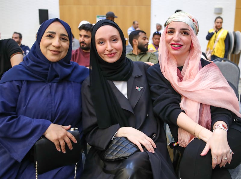 Mona Alhosani, Dana Tarek and Rasha Khalil