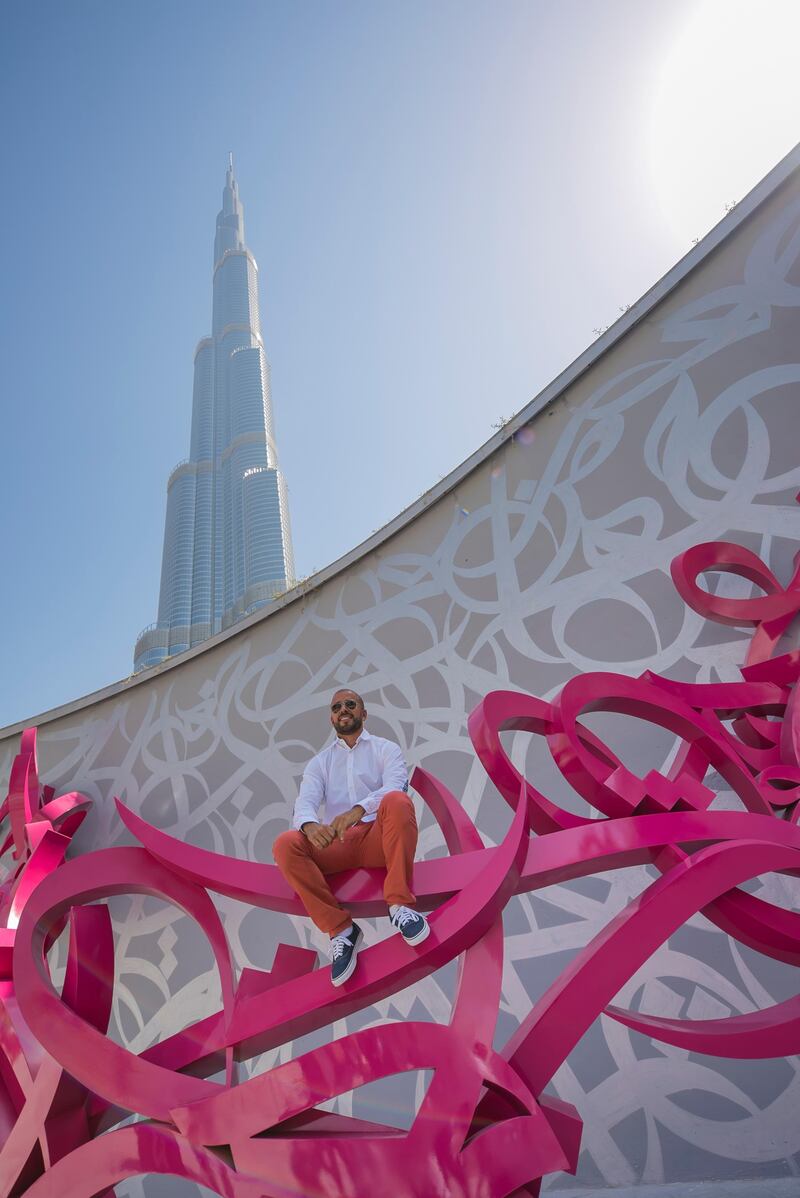 The sculpture, constructed with the help of 31 craftsmen, took over a year to complete. Courtesy Dubai Opera