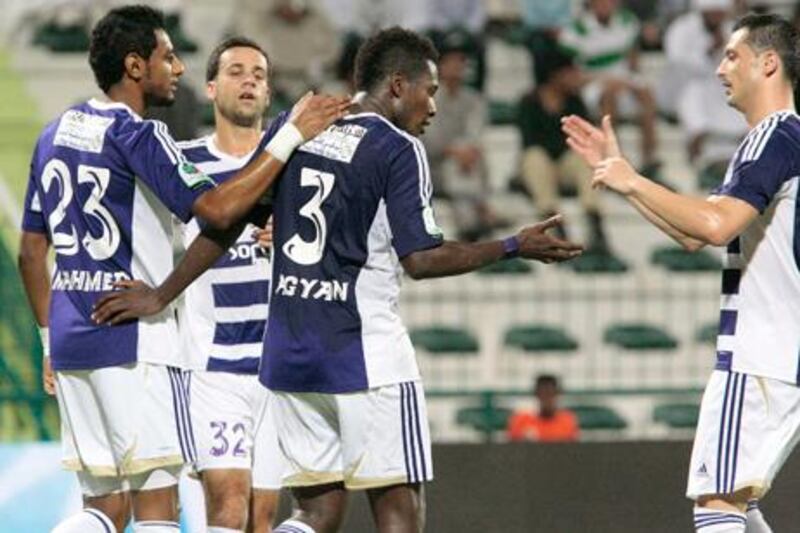 Al Ain striker Asamoah Gyan