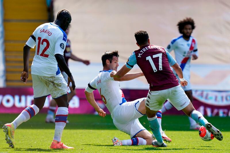 Scott Dann - 7: Battled hard and was given little problem by Villa striker Samatta. Had chance to score in second half but was denied by teammate Benteke. AFP