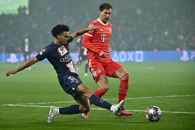 Leon Goretzka - 7, Couldn’t reach Coman’s cross and had a shot from the edge of the box saved, but put in a lot of good work to ensure that Bayern came out on top in midfield. AFP
