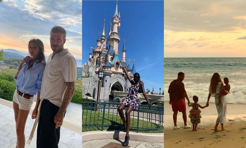 Many celebrities have jetted off on holiday as travel restrictions around the world have lifted. Instagram