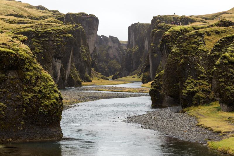 Fjaðrárgljúfur in south Iceland is closed to tourists to give the region time to recover from overtourism. Courtesy Wikimedia Commons / Jon Flobrant