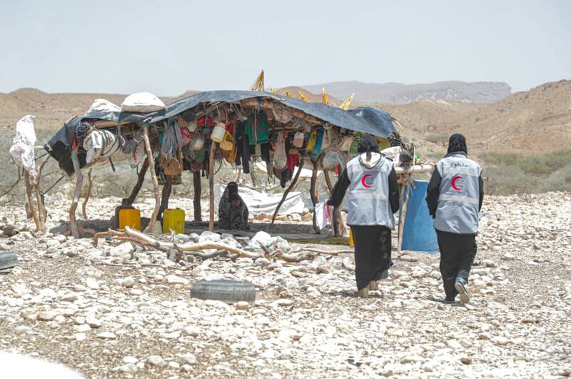 The Emirates Red Crescent's mobile clinic team provides services to many people in Hadramawt who struggle to survive and hope the ceasefire in Yemen will give them a chance.