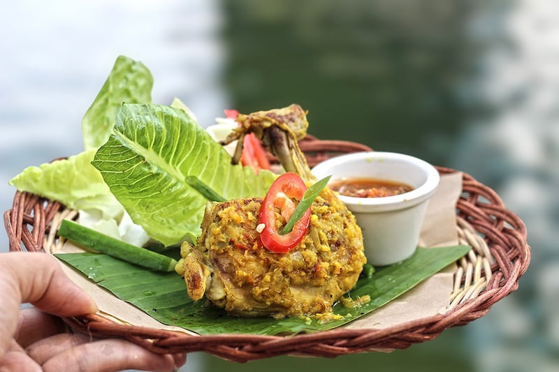 Ayam betutu from The Little Bali is chef Reif Othman's go-to dish. Courtesy The Little Bali