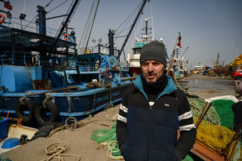 Boat owner Sahin Afsut, at the Rumelifeneri dockside in northern Istanbul, says 'if you hit [a mine], you're finished'. Mr Afsut usually catches whiting, red mullet and anchovies from his small trawler. A mine was found recently in the Black Sea a few kilometres from the port.  Another was discovered 100km farther west, and a third one in Romanian waters, 300km north.