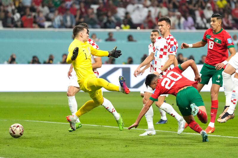 CROATIA RATINGS: Dominik Livakovic – 7. Arguably the keeper of the tournament, the Croatian made a key save in the second half to deny Morocco a second goal. 


AP