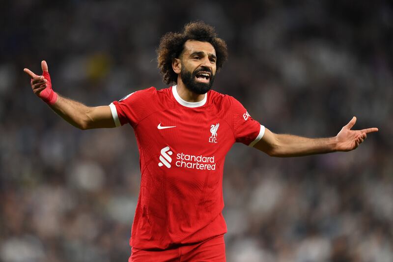 Mohamed Salah called for an end to the 'massacres' and urged for humanitarian aid into Gaza. Getty Images