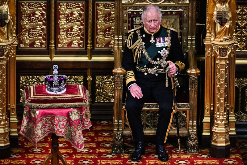 Prince Charles pictured during the state opening of Parliament on May 10. Even if public opinion continues to sour on the royals, it is unlikely that relations between Canada and the monarchy will change much in the near term. AFP