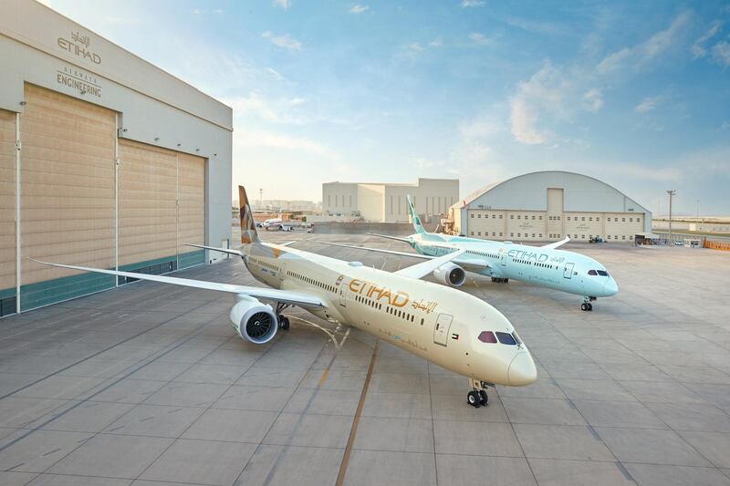 The brand new Boeing 787-10 is scheduled to fly passengers from Abu Dhabi to London, Amsterdam, Paris and Chennai in the lead-up to Christmas.