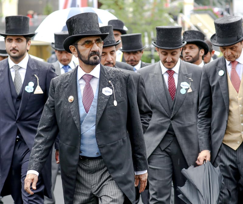 Vice President and Prime Minister of the UAE and Ruler of Dubai Sheikh Mohammed bin Rashid Al Maktoum attended the Royal Ascot horse race, which is considered Britain's most popular race meeting. Wam